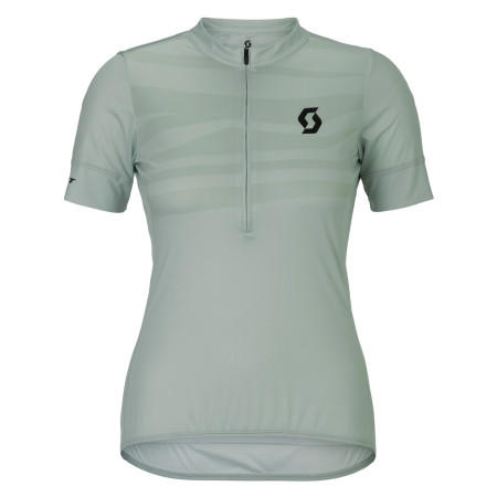 Tricou de ciclism femei Scott Jersey W's Endurance LT SS verde/gri spray grey