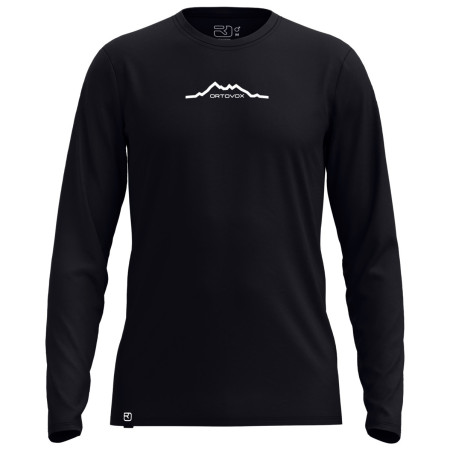 Tricou bărbați Ortovox 150 Cool Mountain Long sleeve negru Black Raven