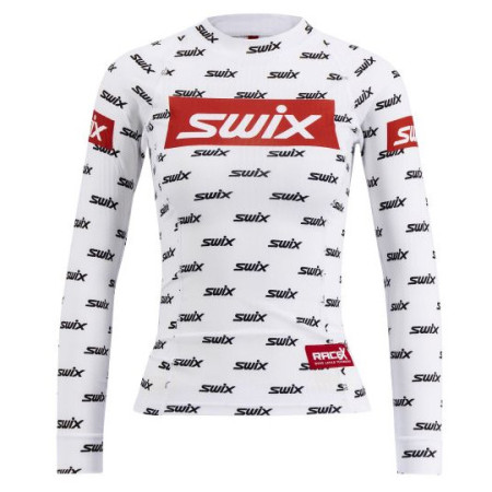 Tricou femei Swix RaceX alb/negru
