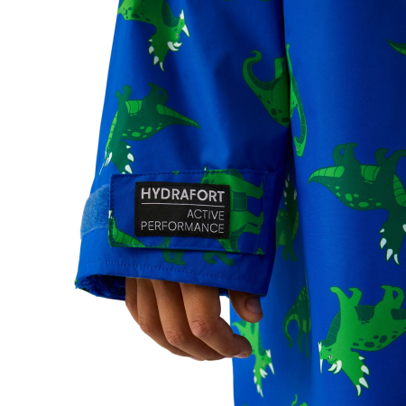 Geacă impermeabilă pentru copii Regatta Junior Changing Robe Olymp Blue Dino