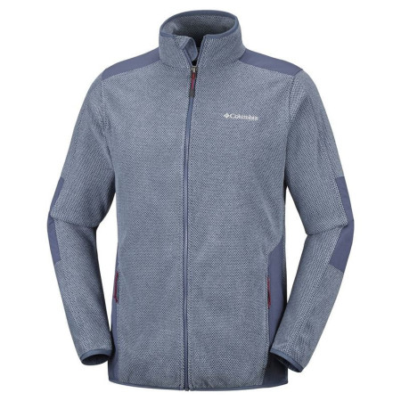 Hanorac bărbați Columbia Tough Hiker Full Zip Fleece albastru/gri DarkMountain