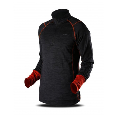 Hanorac bărbați Trimm Clinic gri/portocaliu grey melange/ orange