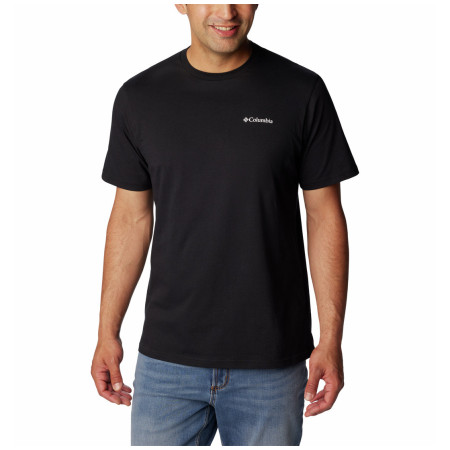 Tricou bărbați Columbia North Cascades Short Sleeve Tee negru Black, CSC Box Logo
