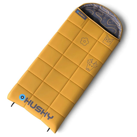 Sac de dormit pentru copii Husky Gizmo Kids maro mustard