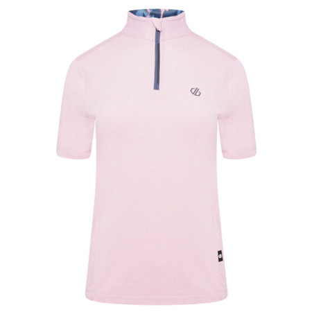 Tricou de ciclism femei Dare 2b Pedal Through It roz deschis