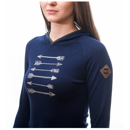 Hanorac femei Sensor Merino Upper Arrows