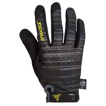 Mănuși de ciclism bărbați Silvini Gattola negru/gri