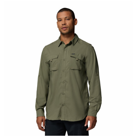 Cămașă bărbați Columbia Silver Ridge™ Utility II LS Shirt verde Stone Green