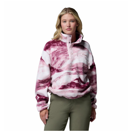 Hanorac femei Columbia Helvetia™ II Printed Cropped Half Snap