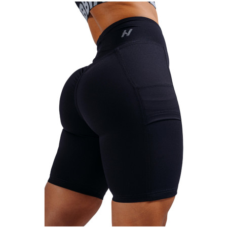 Pantaloni scurți femei Nebbia High-Waist Shorts with Pockets Primal negru BLACK