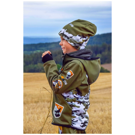 Geacă softshell copii WAMU Khaki