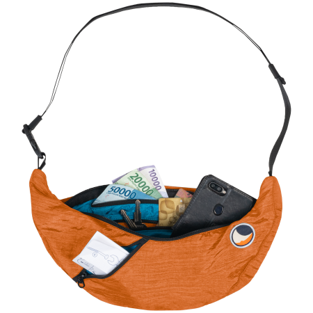 Borsetă Ticket to the moon Upcycled Sling Bag Premium