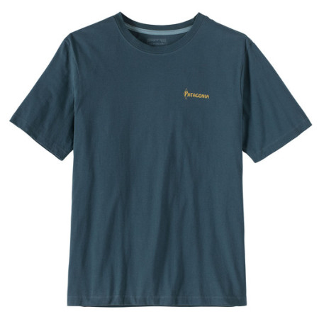 Tricou bărbați Patagonia M's Water People Banner T-Shirt albastru închis Summit Blue