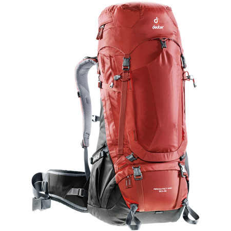 Rucsac Deuter Aircontact PRO 60+15 roșu