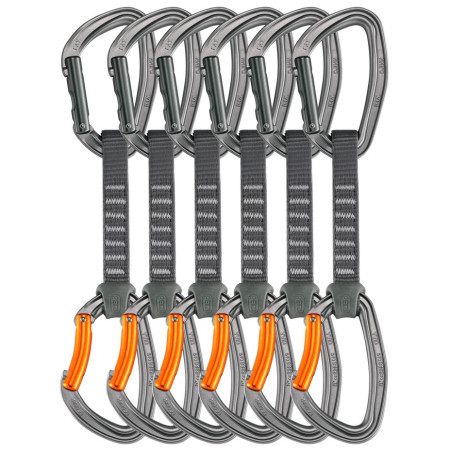 Bucle echipate Petzl Djinn Axess 6x12 cm gri Grey