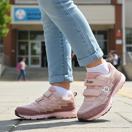 Teniși pentru copii Bugga Tempe Light Pink