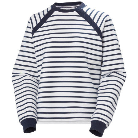 Hanorac femei Helly Hansen W Capri Sweatshirt alb/albastru 001 WHITE NAVY