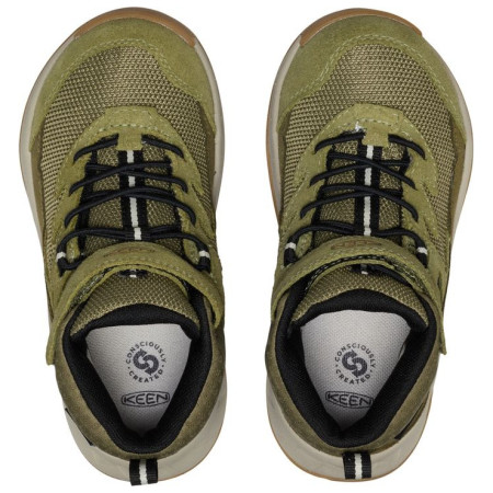 Încălțăminte copii Keen Hightrail Mid Wp Children Dark Olive