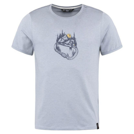 Tricou funcțional bărbați Chillaz Solstein Carabiner Forest albastru deschis