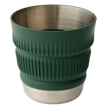 Cană pliantă Sea to Summit Detour Stainless Steel Collapsible Mug verde Laurel Wreath Green