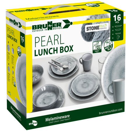 Set de veselă Brunner Lunch Box Pearl