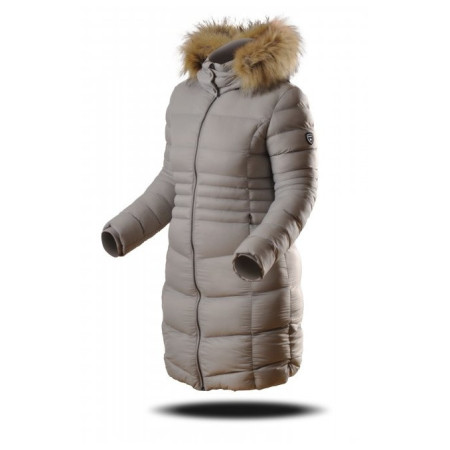 Geacă lungă femei Trimm Dora gri deschis light grey