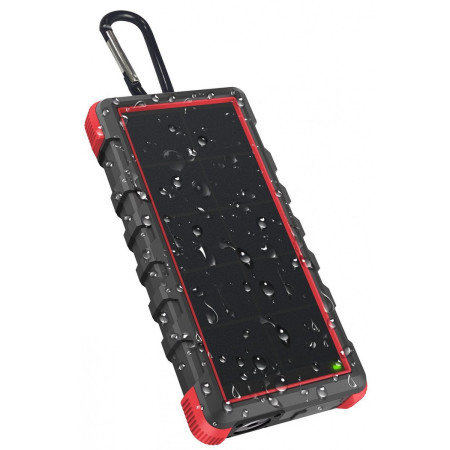 Powerbank solar OUTXE Savage IP67 - 24000mAh negru