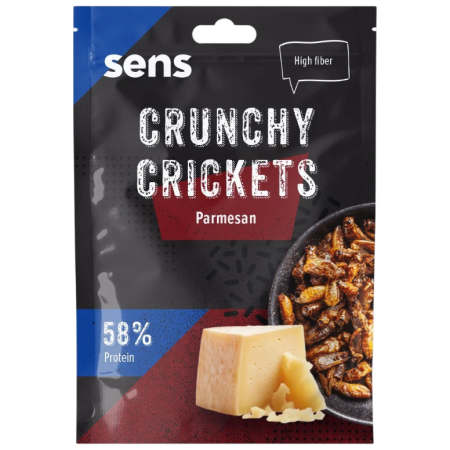 Greieri comestibili Sens Greieri crocanți & prăjiți - Parmezan 16 g
