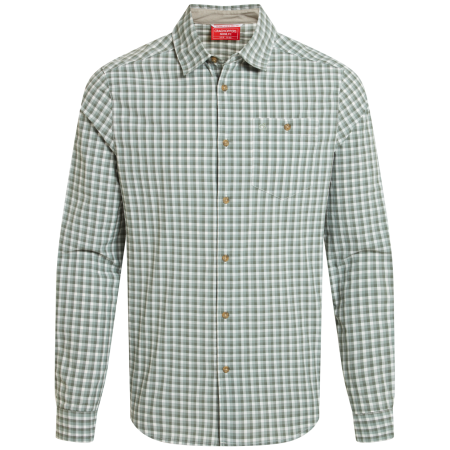 Cămașă Craghoppers NosiLife Nuoro Check Long Sleeved Shirt verde deschis LcnGrn/EcChk