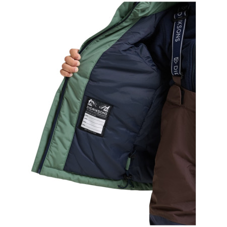 Geacă de iarnă copii Didriksons Talvi Kids Jkt 2 Dark Moss