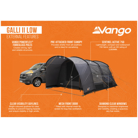 Cort frontal Vango Galli II Low