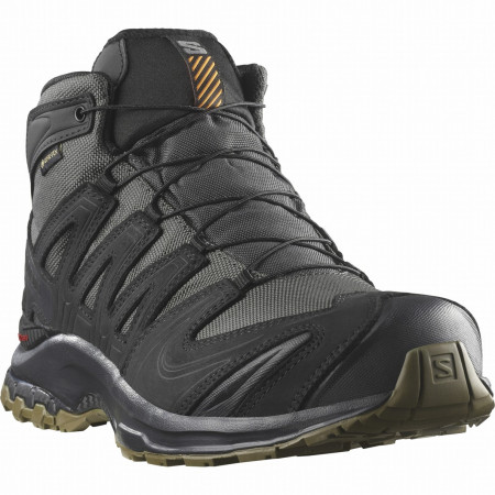 Încălțăminte bărbați Salomon Xa Tracker Gore-Tex negru Black / Asphalt / Coyote Brown