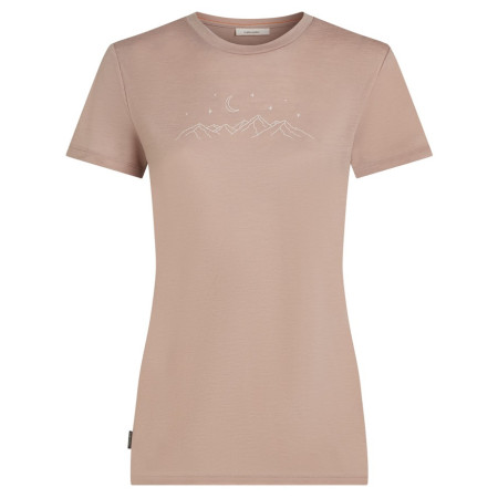 Tricou femei Icebreaker Women Merino 150 Tech Lite SS Tee Sparkling Stars roz Pink Quartz
