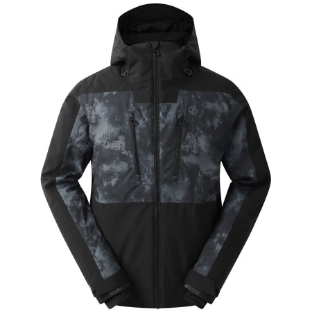 Geacă de schi bărbați Dare 2b Baseplate III Jacket negru/gri Black/Iron Gate Distressed Print