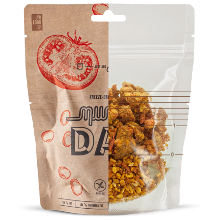 Mâncare deshitradată Lyo food Fasole mung în stil indian cu sos de roșii 270 g