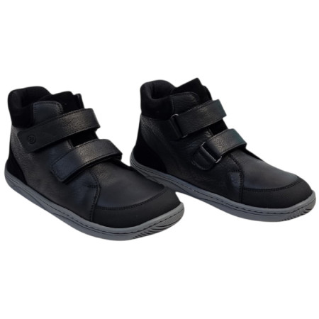 Încălțăminte barefoot pentru copii beBare 3602SA Black