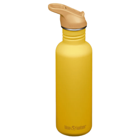 Sticlă oțel Klean Kanteen Classic 27oz (w/Flip Seal Sport) galben Sunset