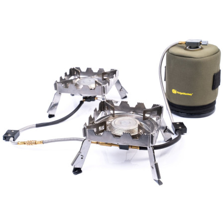 Arzător pentru camping Ridge Monkey Quad Connect Pro Full Kit