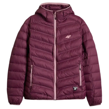 Geacă hibridă femei 4F Down Jacket F0895 vișiniu Dark Pink