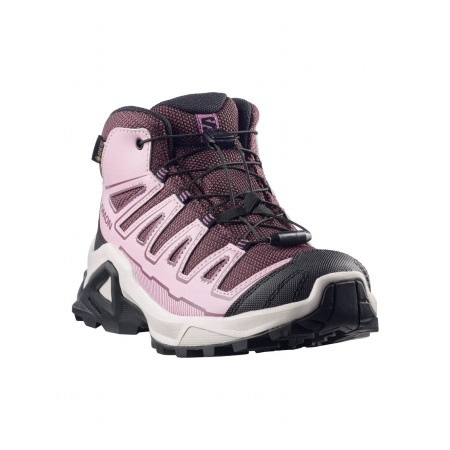 Încălțăminte copii Salomon X Ultra Mid Gtx J Huckleberry-Dawn Pink-Concord Grape