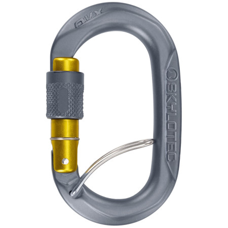 Carabinieră Skylotec Ovx SGL (screw gate with spring bar) gri/galben Anthracite/Mustard