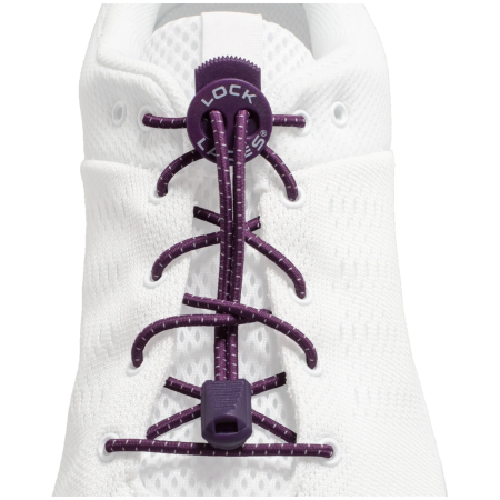 Șireturi încălțăminte Lock Laces Original violet Purple