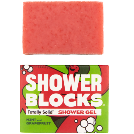 Gel de duș Totally Solid Solid Shower Gel - Mint & Grapefruit