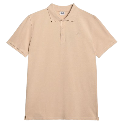 Tricou bărbați 4F Polo Shirt M555 bej BEIGE