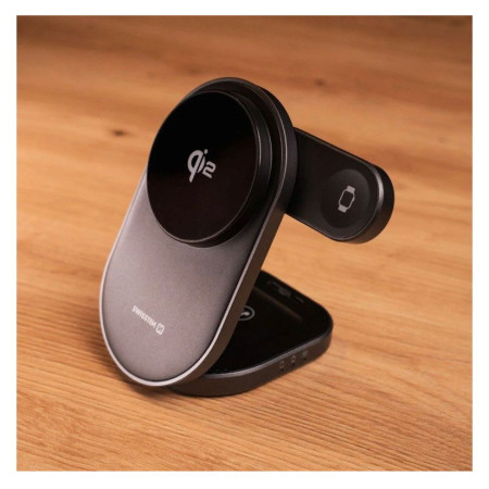 Încărcător fără fir Swissten MagBase 3-in-1