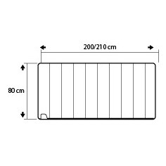 Sac de dormit Trimm Travel 185 cm