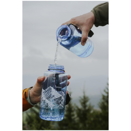 Sticlă Warg Lines Tritan Wide 1L