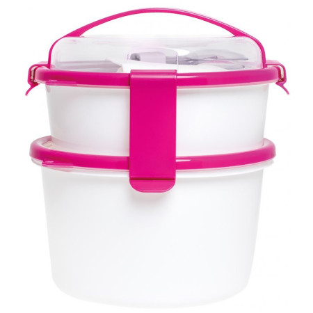 Set vase Omada Sanaliving Box Set 19,5x18,5x20,5cm/1L+1,6L violet