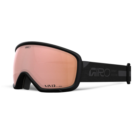 Ochelari de schi femei Giro Millie Black Rails-Vivid Rose Gold