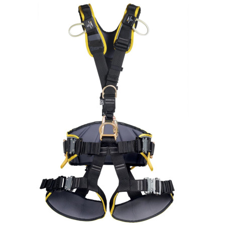 Ham de lucru Singing Rock Expert 3D negru/galben Speed Steel